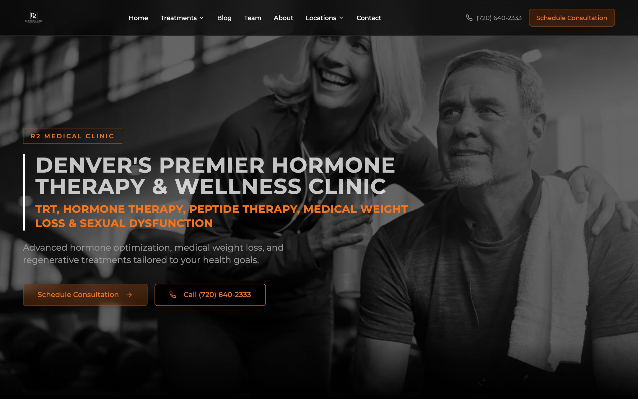 R2MedicalClinic.com — multi-location healthcare website by MBC Group